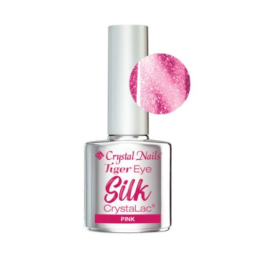 Crystal Nails Tiger Eye Silk CrystaLac - Pink 4ml