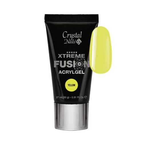 Crystal Nails Xtreme Fusion AcrylGel - Yellow 27ml (30g)
