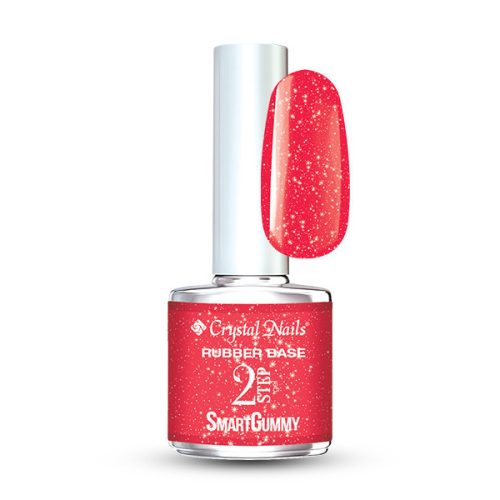 Crystal Nails 2S SmartGummy Rubber base gel - Nr26 Sunshine Coral 8ml