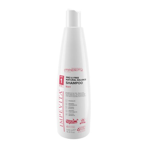 Impevita Pro & Free Natural Balance sampon 5 az 1-ben 500 ml