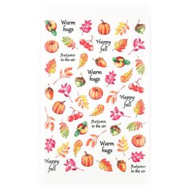 Crystal Nails köröm matrica 3D - warm hugs