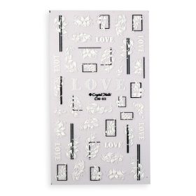 Crystal Nails köröm matrica 5D (CN-03)