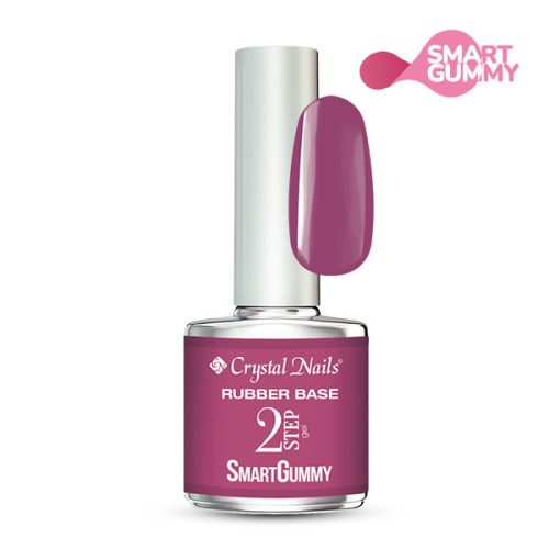Crystal Nails 2S SmartGummy Rubber base gel - Nr38 Rose Violet 8ml
