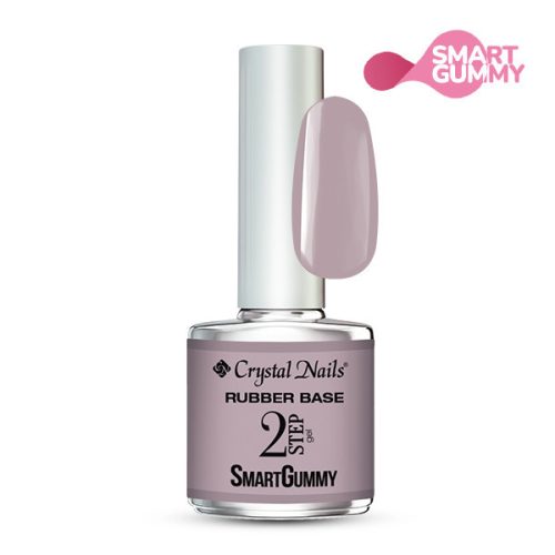 Crystal Nails 2S SmartGummy Rubber base gel - Nr43 Antique Rose 8ml