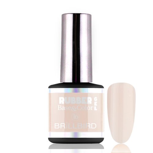 BrillBird Rubber Gel Base&Color - 16 - 8ml