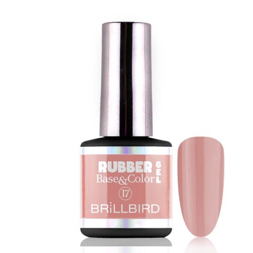 BrillBird Rubber Gel Base&Color - 17 - 8ml