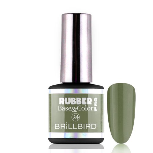 BrillBird Rubber Gel Base&Color - 24 - 8ml