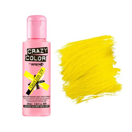Crazy Color Hajszínező krém 100ml - 77 Caution UV