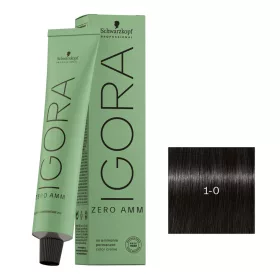  Schwarzkopf Igora Zero Amm ammóniamentes krémhajfesték 60 ml - 1-0