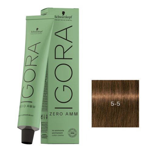 Schwarzkopf Igora Zero Amm ammóniamentes krémhajfesték 60 ml - 5-5
