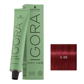   Schwarzkopf Igora Zero Amm ammóniamentes krémhajfesték 60 ml - 5-88