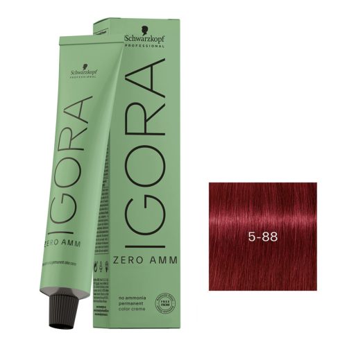 Schwarzkopf Igora Zero Amm ammóniamentes krémhajfesték 60 ml - 5-88