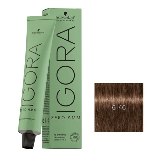 Schwarzkopf Igora Zero Amm ammóniamentes krémhajfesték 60 ml - 6-46