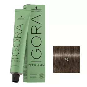   Schwarzkopf Igora Zero Amm ammóniamentes krémhajfesték 60 ml - 7-1
