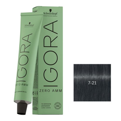 Schwarzkopf Igora Zero Amm ammóniamentes krémhajfesték 60 ml - 7-21