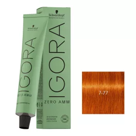   Schwarzkopf Igora Zero Amm ammóniamentes krémhajfesték 60 ml - 7-77