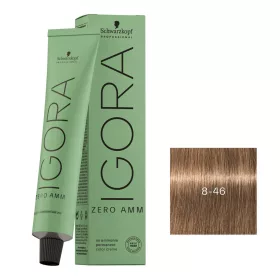   Schwarzkopf Igora Zero Amm ammóniamentes krémhajfesték 60 ml - 8-46