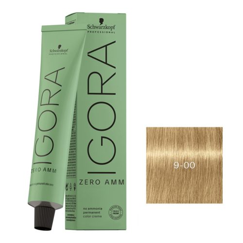 Schwarzkopf Igora Zero Amm ammóniamentes krémhajfesték 60 ml - 9-00