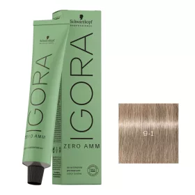   Schwarzkopf Igora Zero Amm ammóniamentes krémhajfesték 60 ml - 9-1
