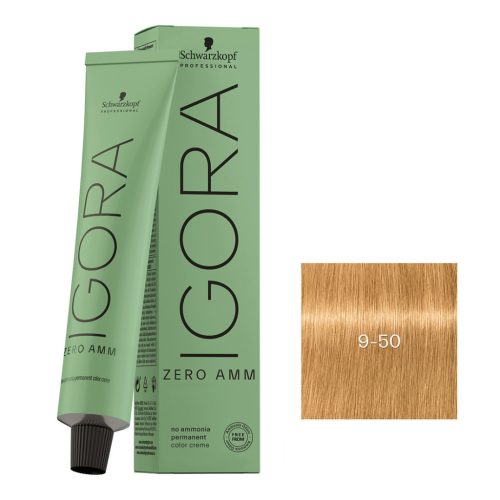 Schwarzkopf Igora Zero Amm ammóniamentes krémhajfesték 60 ml - 9-50