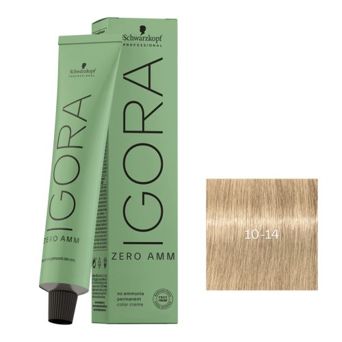 Schwarzkopf Igora Zero Amm ammóniamentes krémhajfesték 60 ml - 10-14