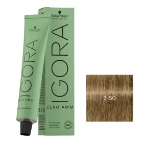   Schwarzkopf Igora Zero Amm ammóniamentes krémhajfesték 60 ml - 7-50