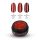 Crystal Nails ChroMirror króm pigmentpor - Festive Red