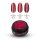 Crystal Nails ChroMirror króm pigmentpor - Pinkish Red