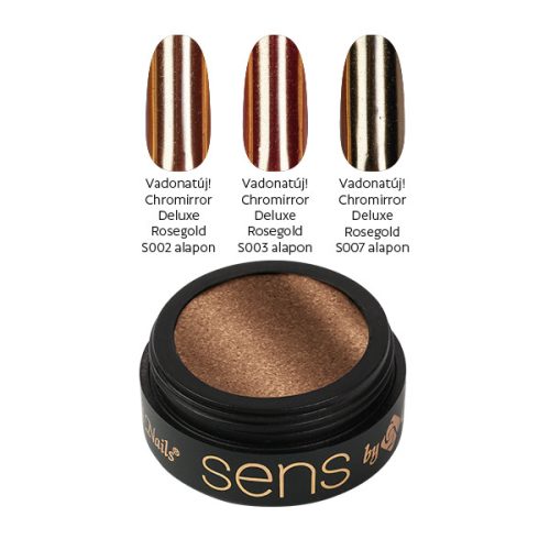 SENS ChroMirror Deluxe króm pigmentpor - Rosegold