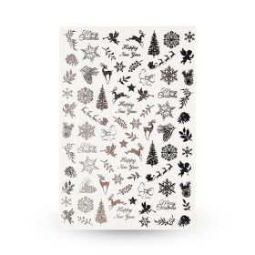 Crystal Nails körömmatrica  - silent night