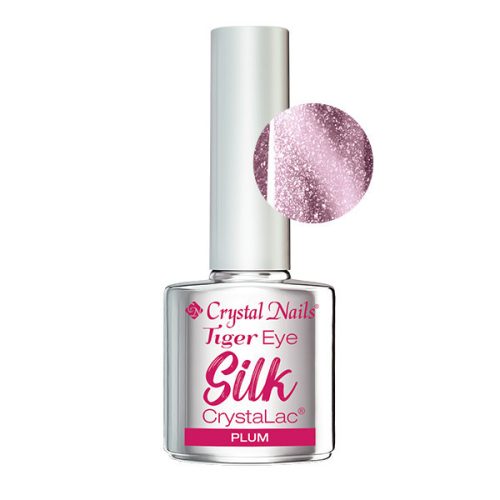 Crystal Nails Tiger Eye Silk CrystaLac - Plum 4ml