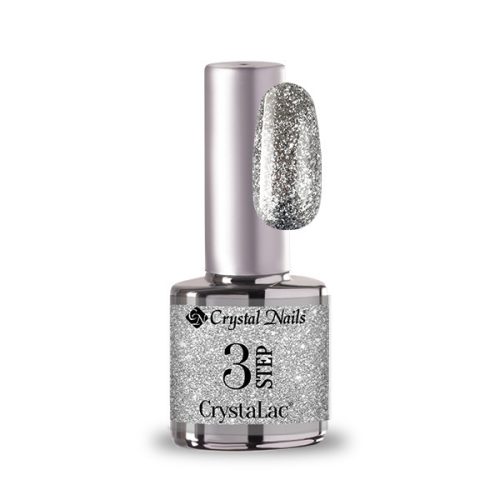 Crystal Nails 3 STEP CrystaLac - 3S206 (4ml) - Full platinum