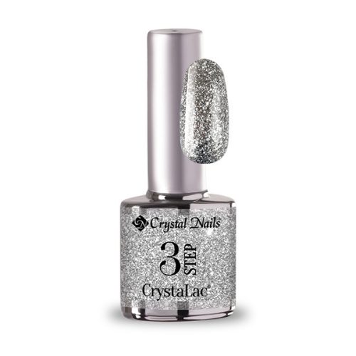 Crystal Nails 3 STEP CrystaLac - 3S206 (8ml) - Full platinum