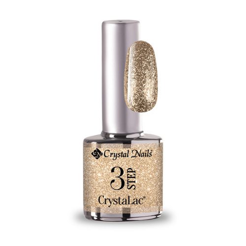 Crystal Nails 3 STEP CrystaLac - 3S207 (8ml) - Full platinum