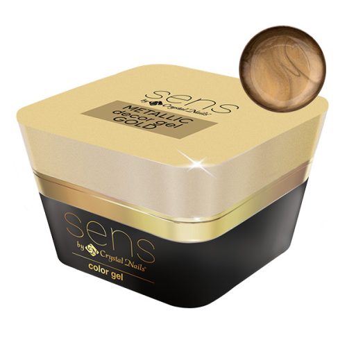 SENS METALLIC decor gel - Gold 5ml