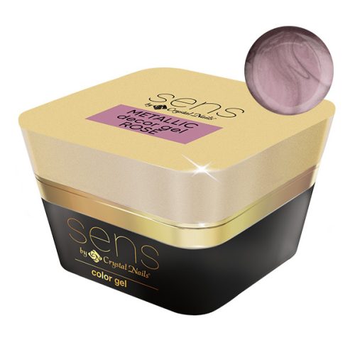 SENS METALLIC decor gel - Rose 5ml