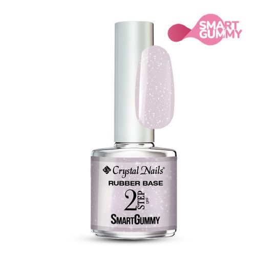 Crystal Nails 2S SmartGummy Rubber base gel - Nr50 Rose Quartz 8ml