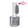 Crystal Nails 2S SmartGummy Rubber base gel - Nr53 Shimmer Grey 8ml