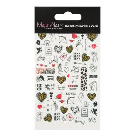 Vizes köröm matrica - Passionate love