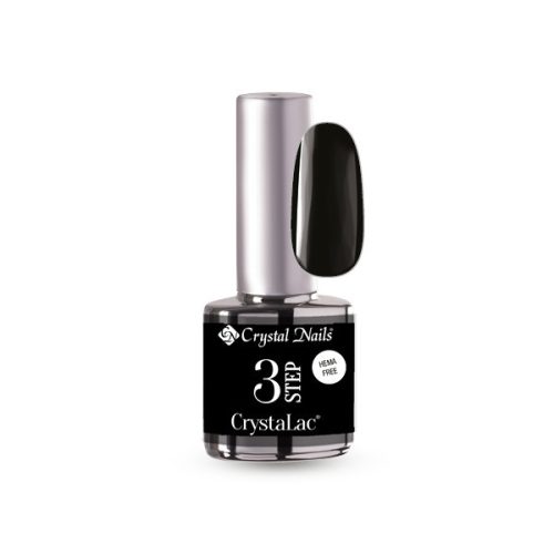 Crystal Nails 3 STEP HEMA Free CrystaLac - HF02 (4ml) - Black