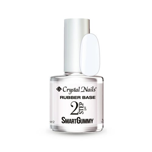 Crystal Nails 2S SmartGummy Rubber base gel - Nr2 Milky white 13ml