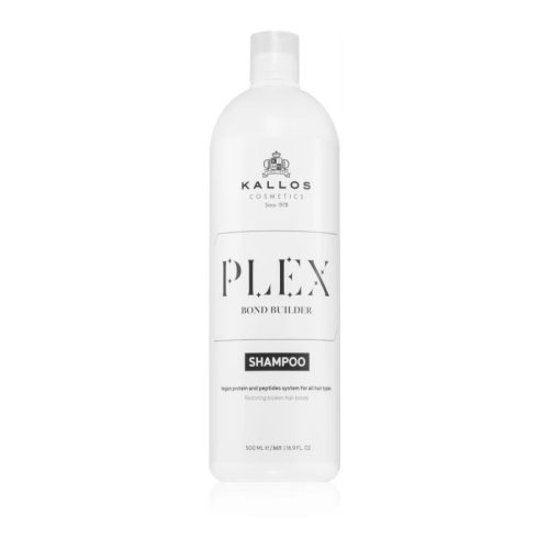 Kallos Plex Bond Builder sampon növényi proteinnel és Peptid komplex-szel 500 ml