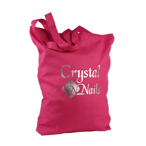 Crystal Nails vászontáska - rózsaszín