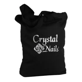 Crystal Nails vászontáska - fekete