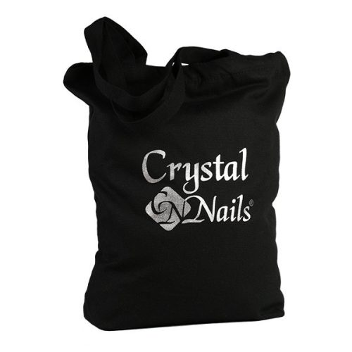 Crystal Nails vászontáska - fekete