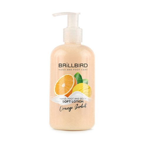BrillBird Orange Sorbet - Kéz- és lábápoló krém - Soft lotion 250ml
