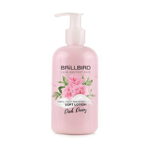 Brillbird Pink Peony - Kéz- és lábápoló krém - Soft lotion 250ml