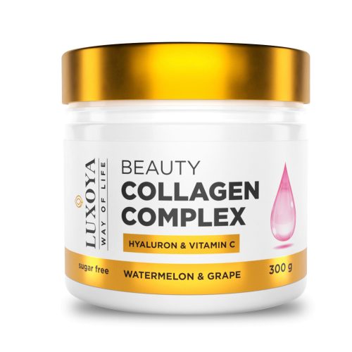 Luxoya Beauty Collagen Complex 300g - Görögdinnye-szőlő ízű kollagén italpor