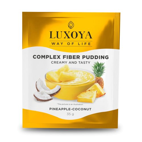 Luxoya Complex Fiber Pudding - Rost puding 35g - Ananász-Kókusz ízű