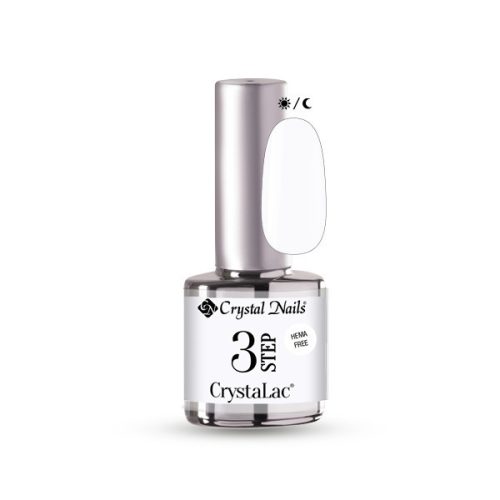 Crystal Nails 3 STEP HEMA Free CrystaLac - Glowy White (4ml)
